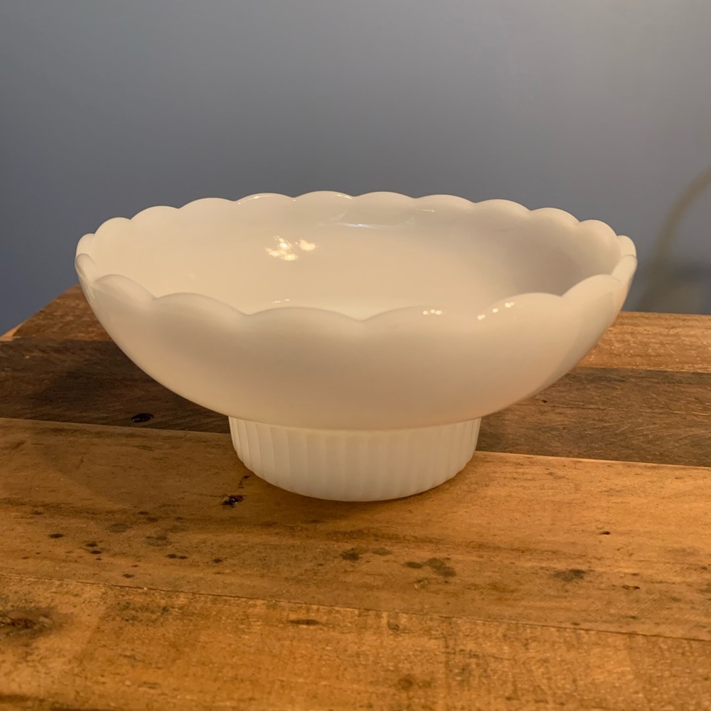 EO Brody Vintage Milk Glass Dish or Planter
